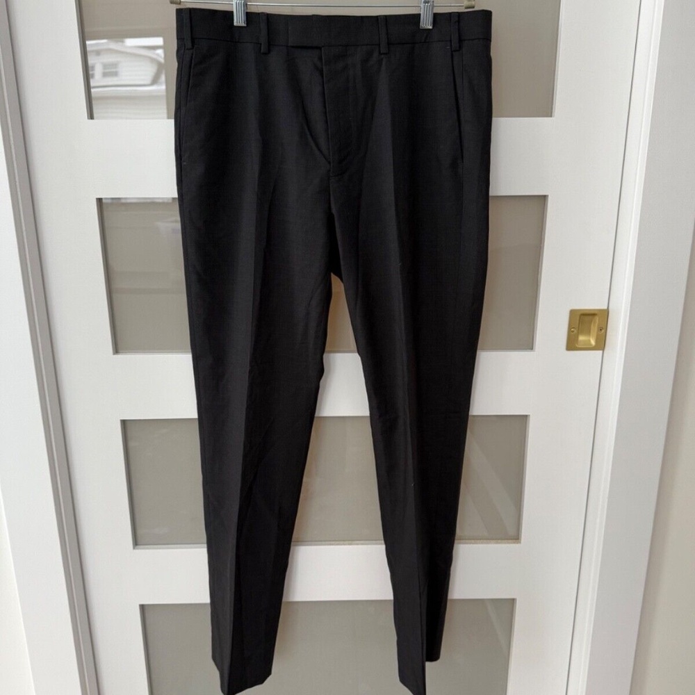 Louis Vuitton Uniforms Cigaret Pants Virgin Wool Flat Front Mens EU 50 US 32 x31